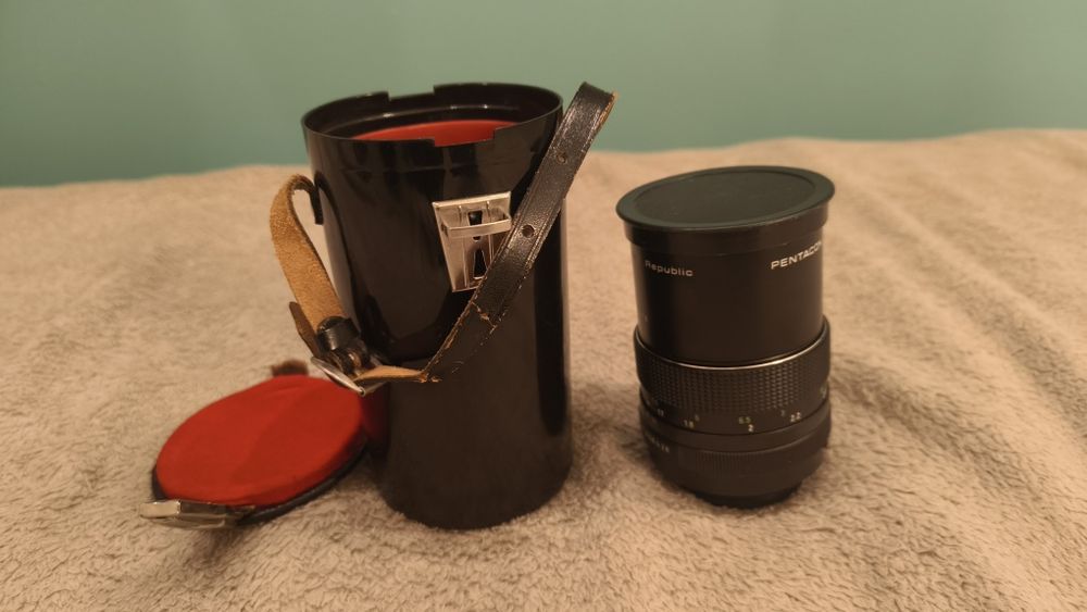 Obiektyw pentacon electric 2.8/135 MC b.d. stan