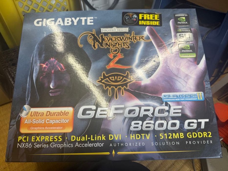 Karta graficzna Geforce nvidia 8600gt Nowa ! unikat Retro