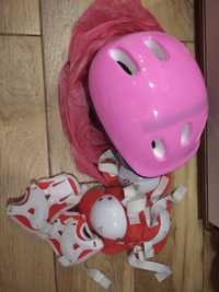 Защитный шлем, наколенники, налокотники и для кистей