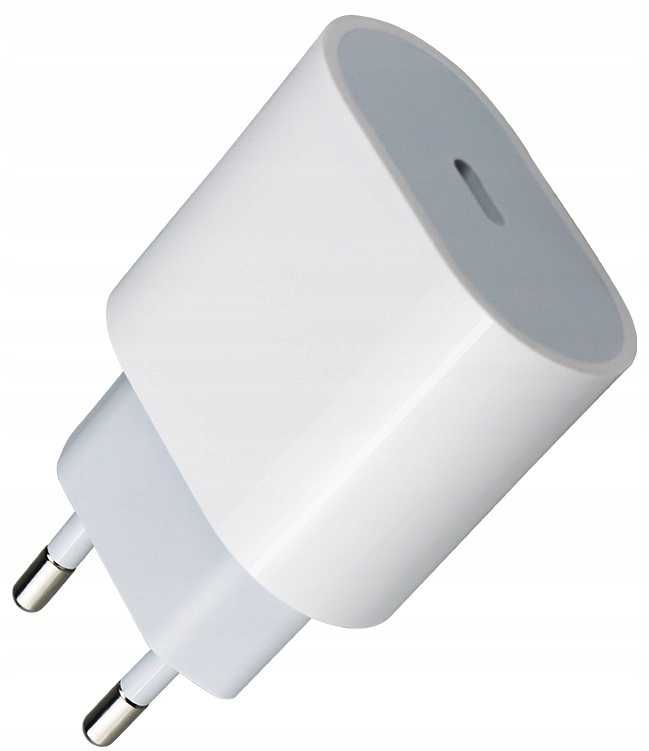 Zestaw do Ładowania IPhona USBC Kostka 20W Kabel 1m Ładowarka Apple