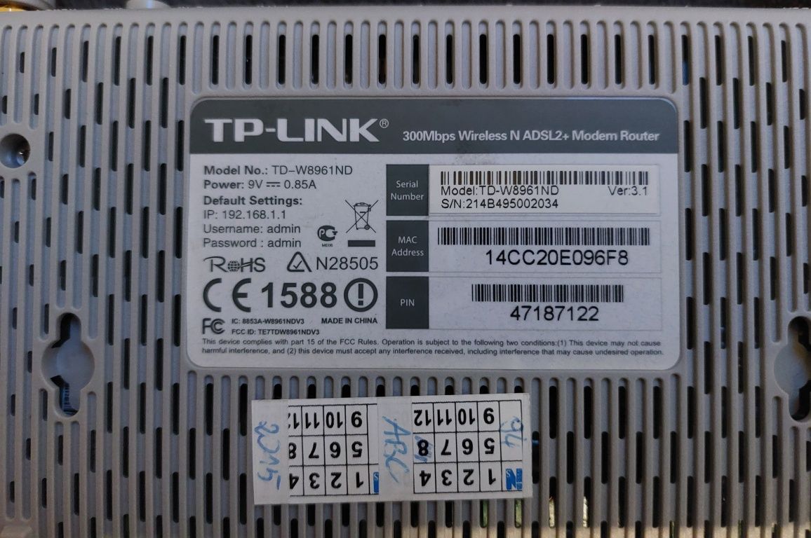 Modem router TP Link TD-W8950N