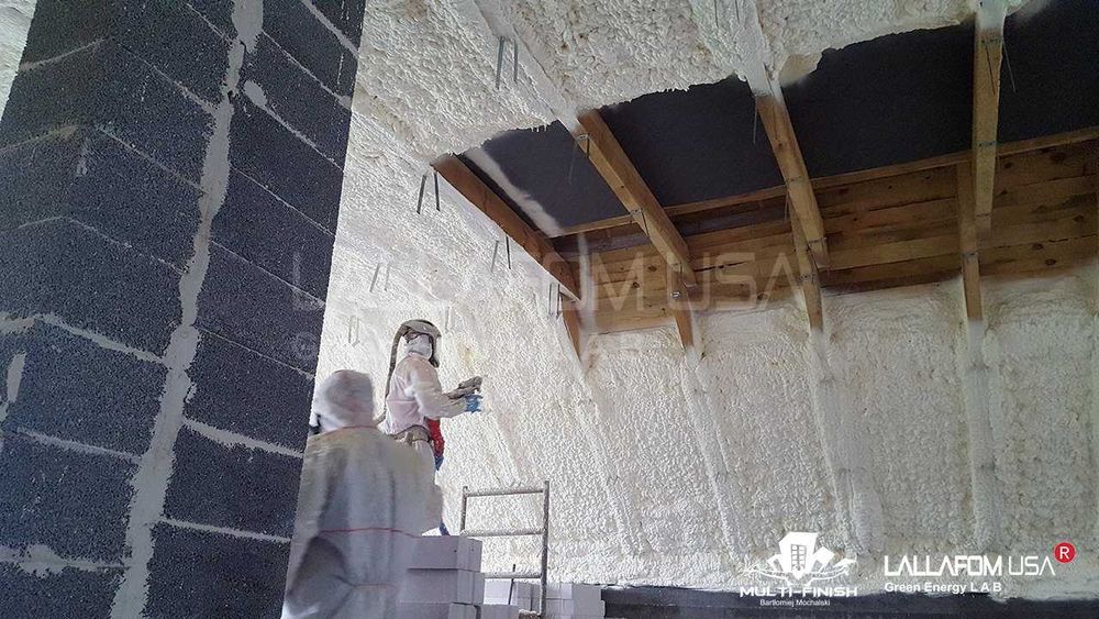 Ocieplanie Ocieplenie Izolacja dachu poddasza ścian piana pianka PUR