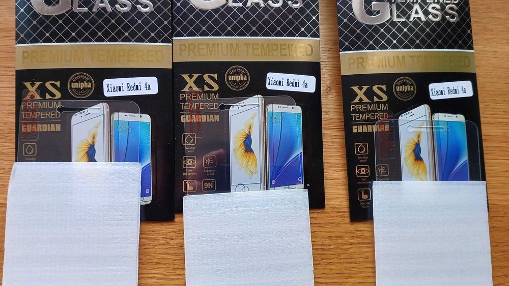 XIAOMI REDMI 4A Szkło Hartowane 9H 3 SZTUKI