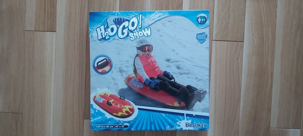 Bestway H2O GO SNOW ponton nowe sanki dmuchane wym. 107x48 cm