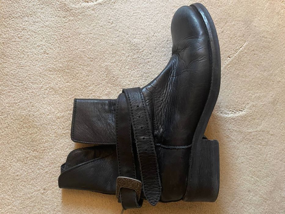 Вінтажні шкіряні черевики (ботінкт)