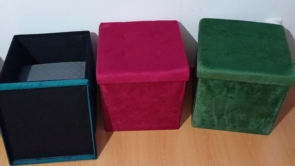 4  Puffs  Com  Arrumação