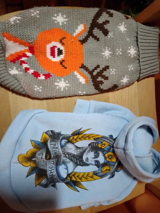 Для маленькой собачки/ щенка спортивная флисовая кофточка и свитерок!