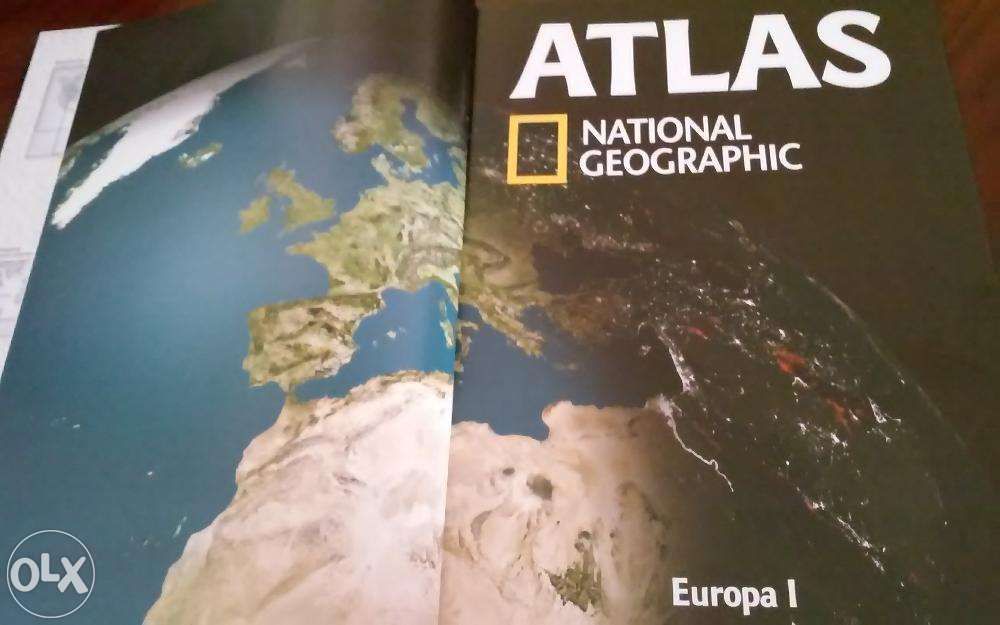 Livro Atlas National Geographic Europa I