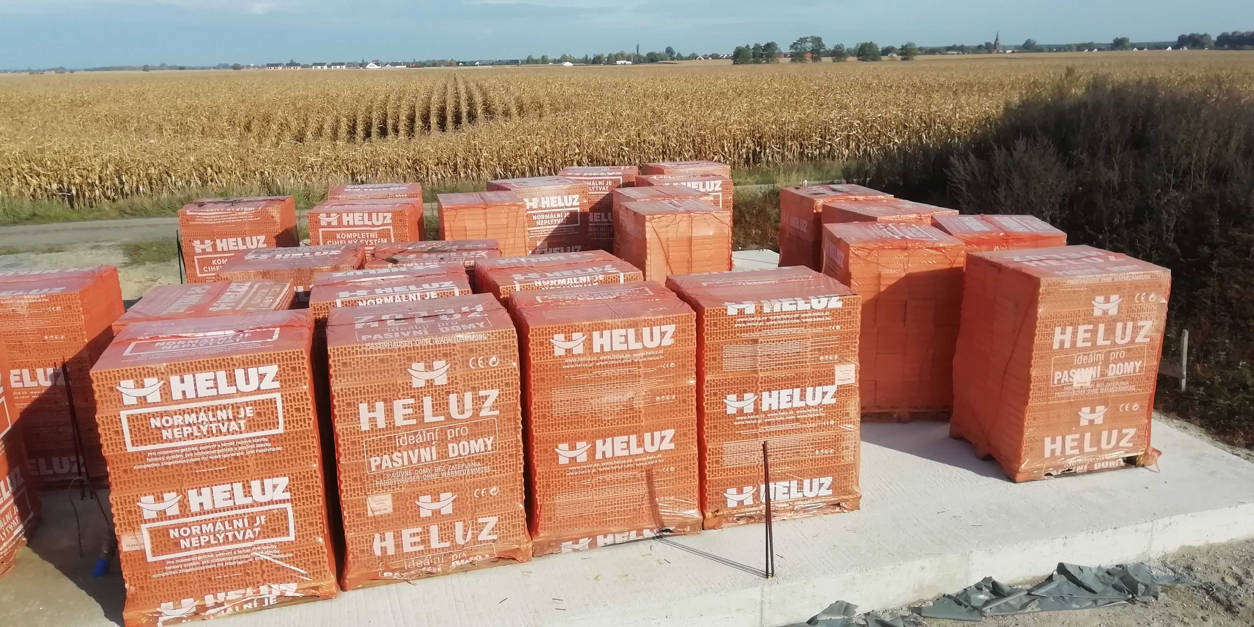Pustak ceramiczny szlifowany Heluz Uni 25 P+W,Porotherm 25-na cały dom