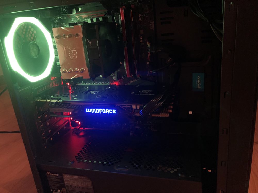 Pc Gaming RGB i5 9600k  8gb ou 16gb DDR4, preço sem grafica