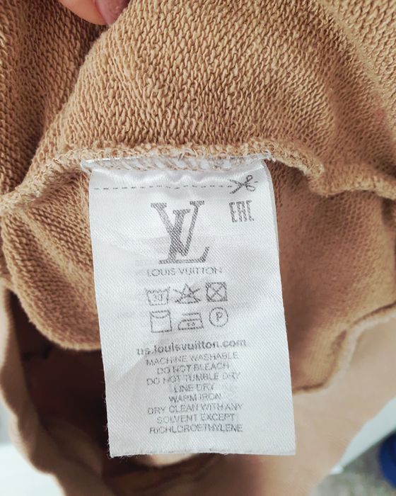 Louis Vuitton 36 S beżowa bawełniana bluza z kapturem stan bardzo dobr