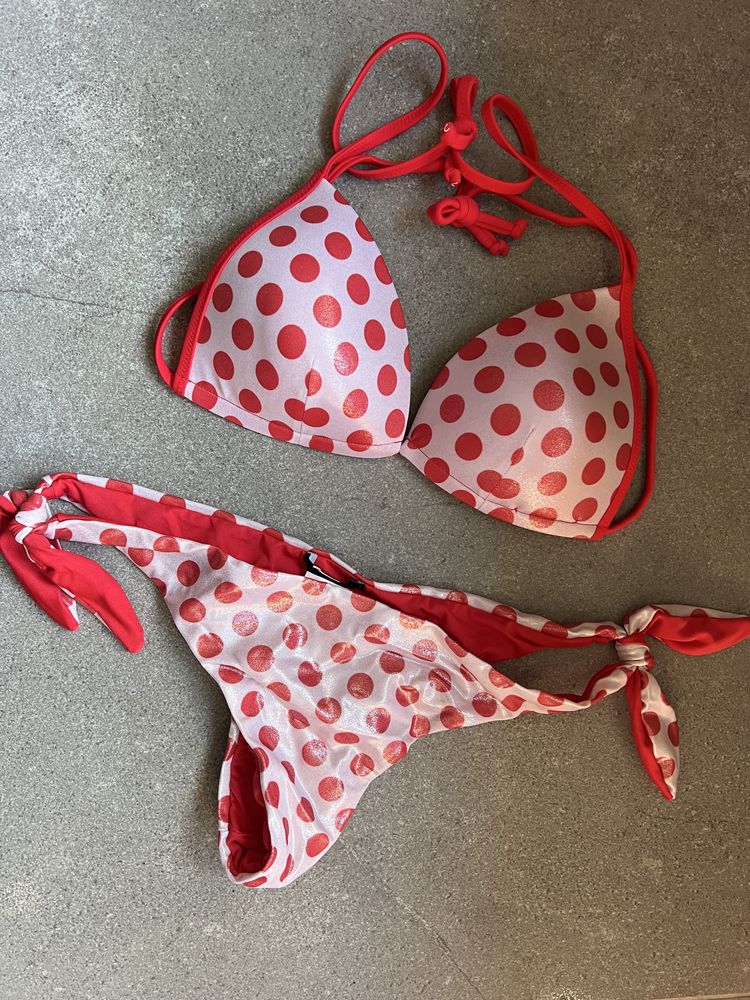 Tezenis strój kąpielowy bikini S w kropki