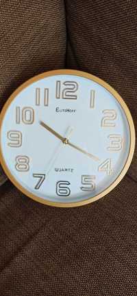 Nowy złoty zegar ścienny Elitehoff 31 cm