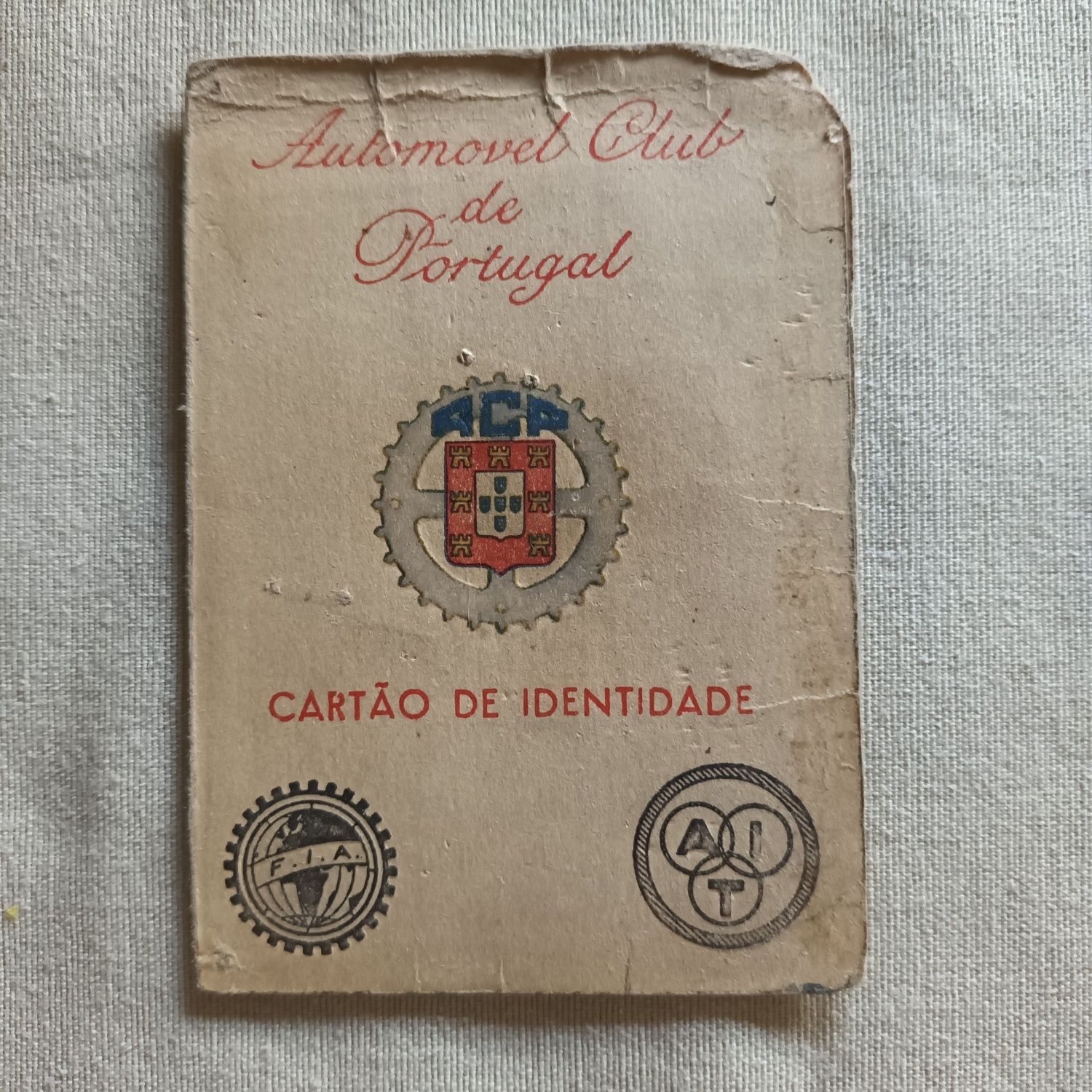 Cartão de identidade automóvel club português