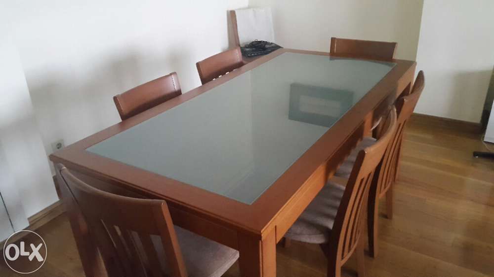 Mesa de jantar + 8 cadeiras Interforma ( qualidade superior )