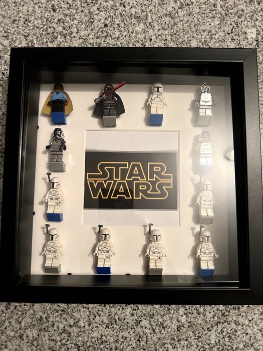 LEGO STAR WARS  white boba fett Darth Vader Chrome  sw0105 I inne