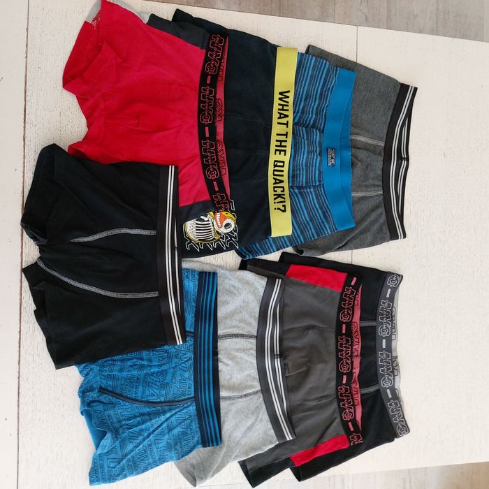 Bokserki bawełniane rozm. 146/152 zestaw