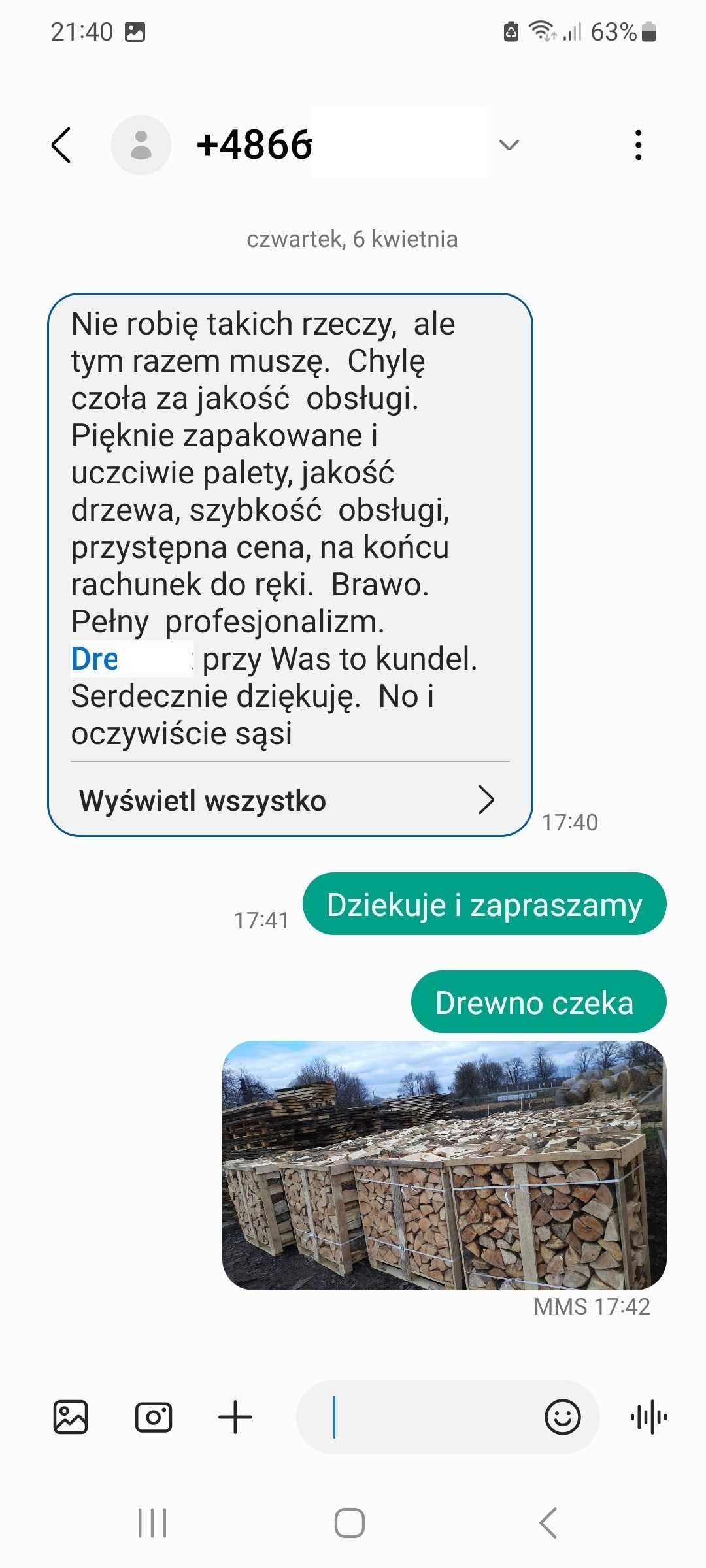 drewno kominkowe, opałowe, kłody