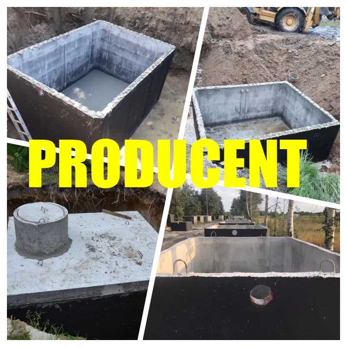 Szambo szamba zbiornik betonowy Produkcja Dobroń Ksawerów Rzgów