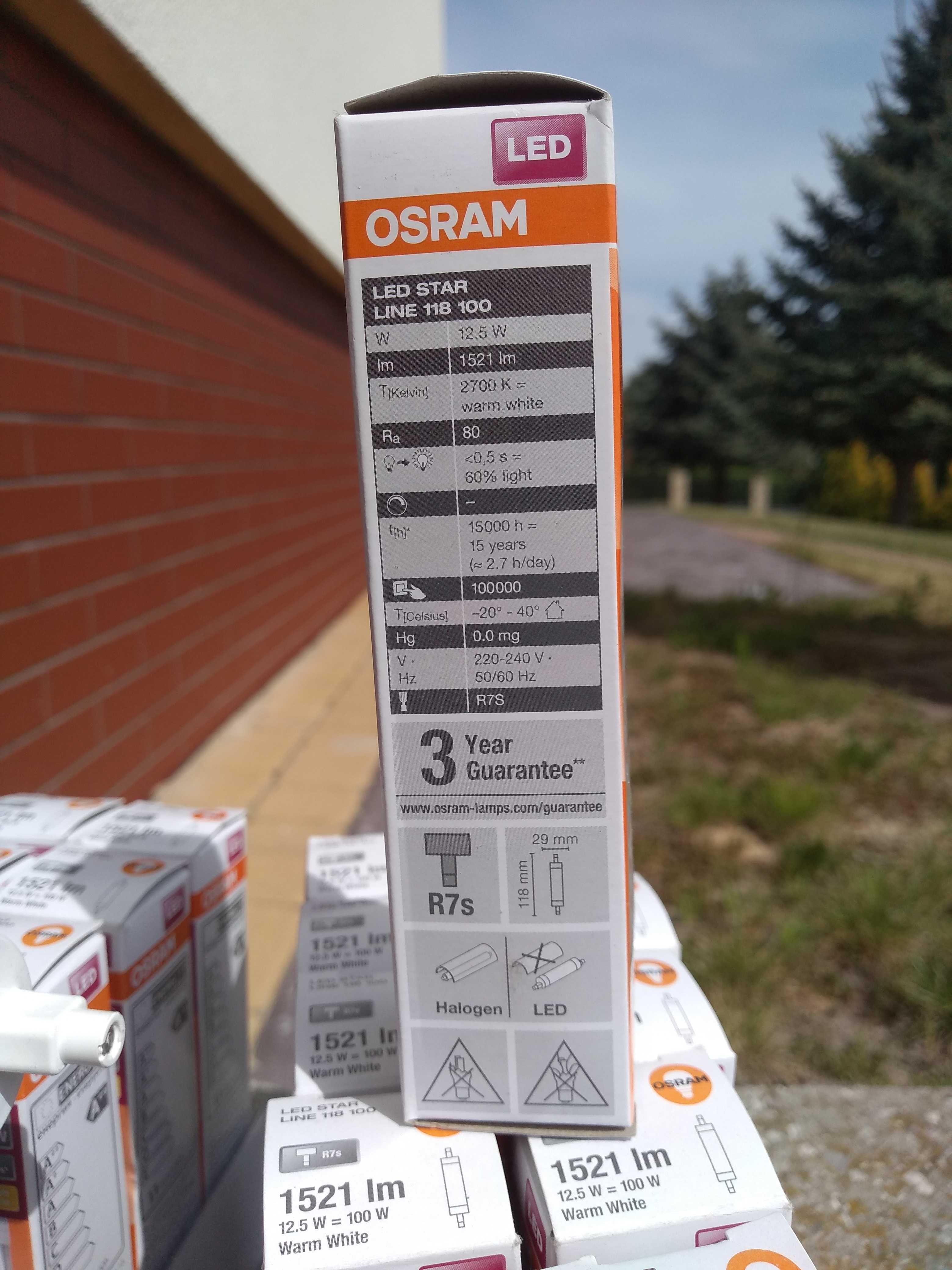 Żarówka Osram LED R7s 12,5W 1521 lm