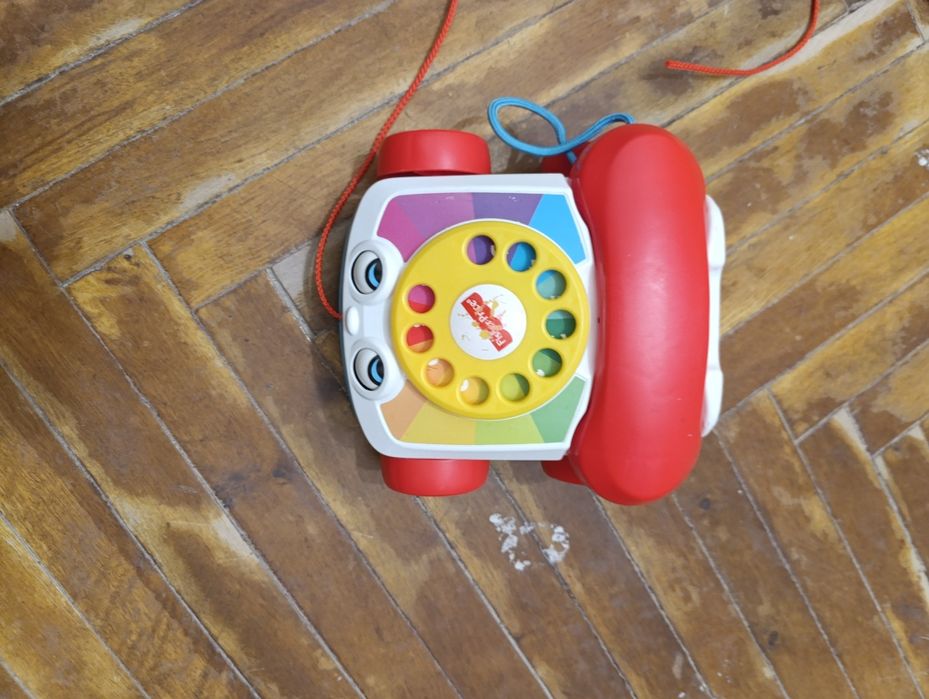 Телефон Фишер прайс и машинка