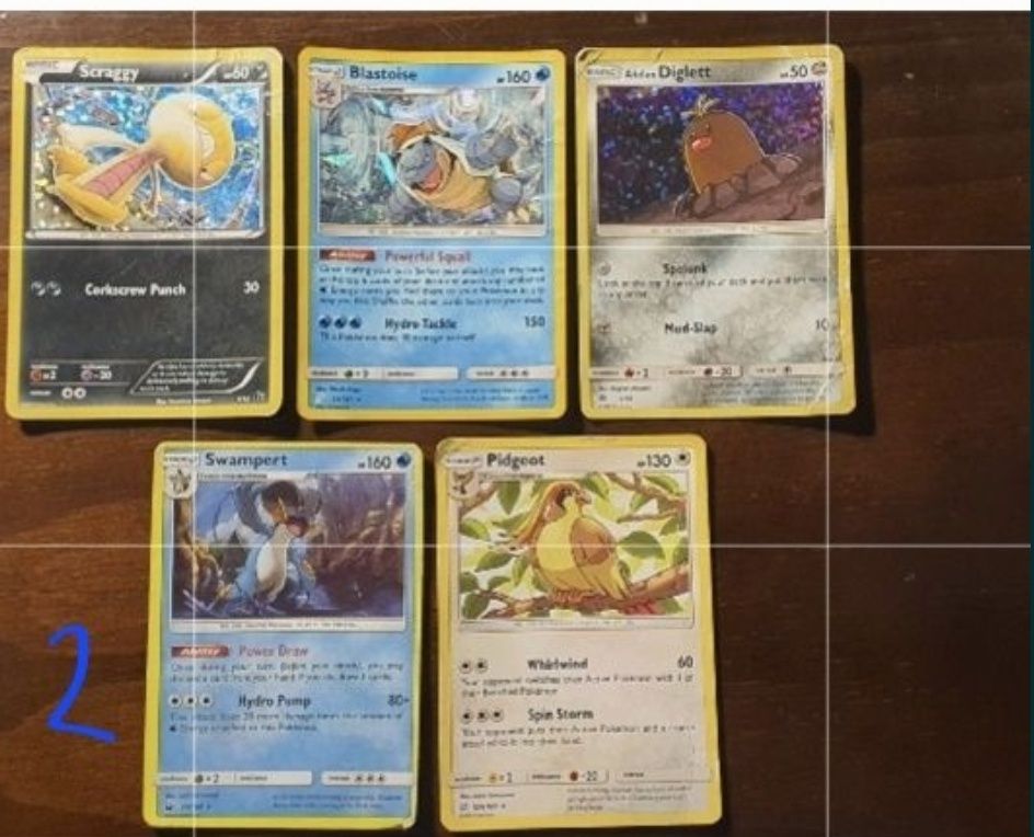 Cartas Pokemon várias