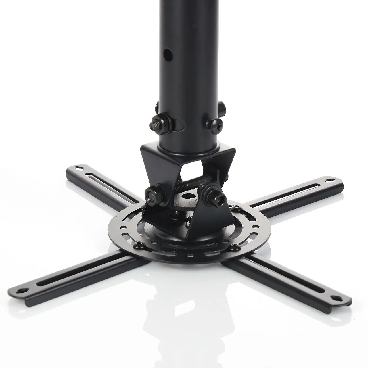 Uchwyt sufitowy podwieszany do projektora 45-76cm 15KG P-107B czarny
