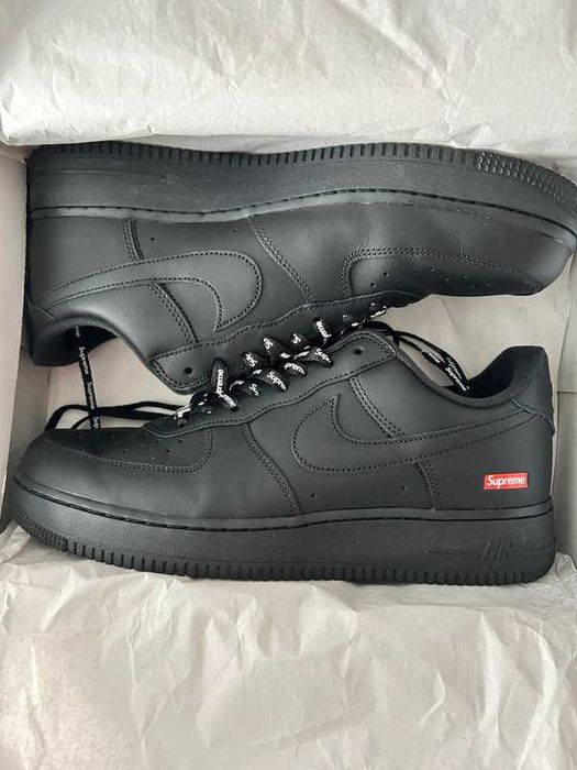 Buty Trampk Nike Air Force 1 Low Supreme Black R.46