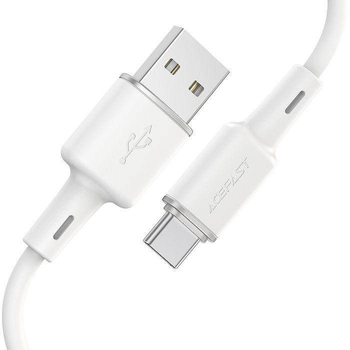 Kabel Usb Typ C Acefast 1,2M 3A Biały QC 2.0 Hi-Speed