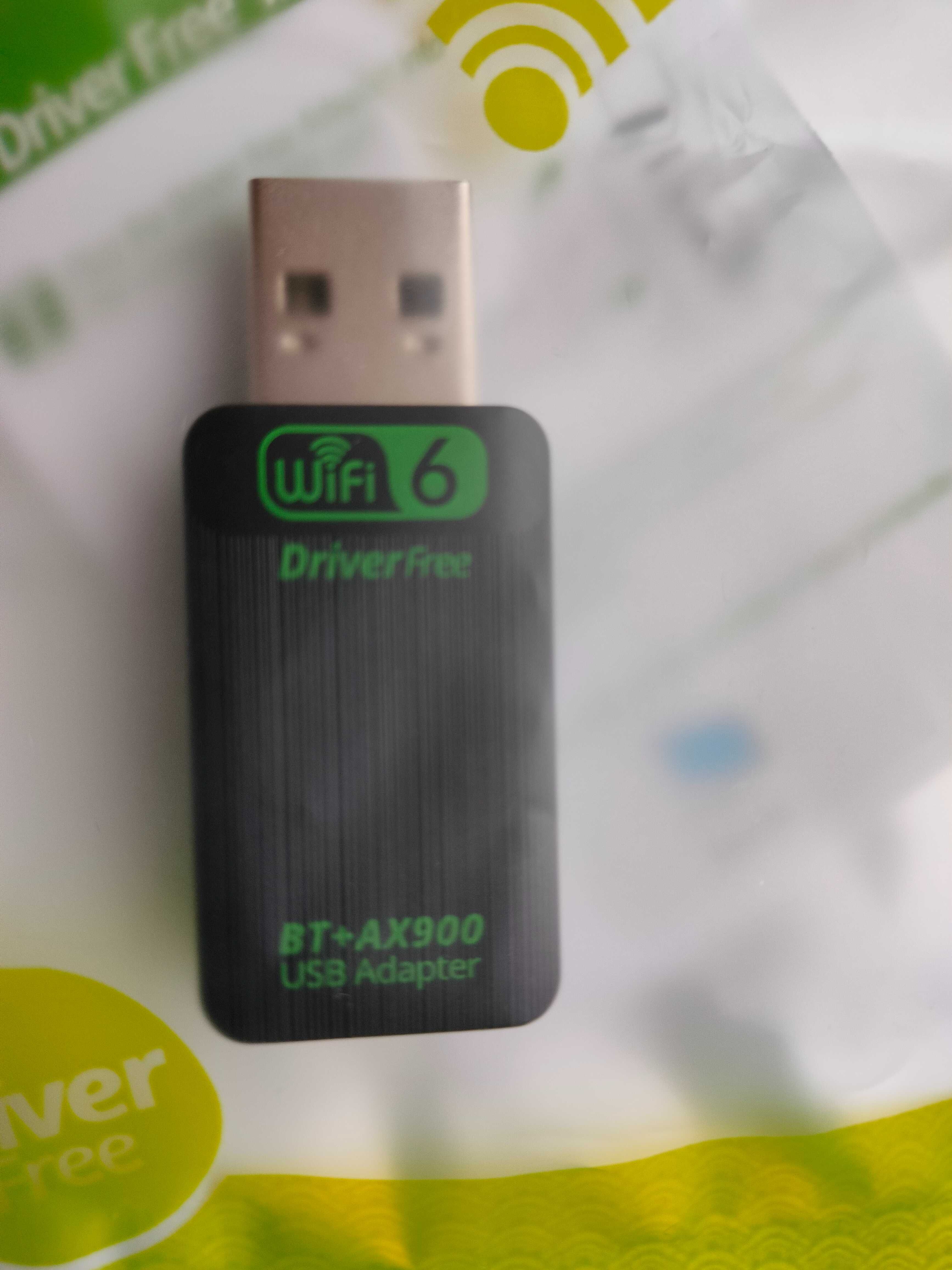 Дводіапазонний USB адаптер Wi-Fi 6, AX900 2.4/5ГГц+Bluetooth 5.4, Нове