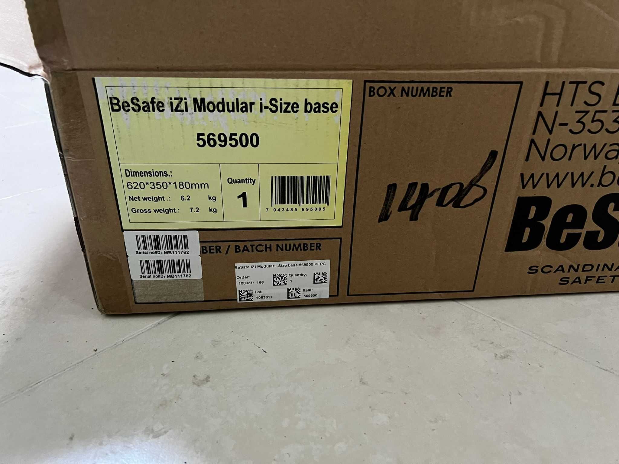 Cadeira auto BESAFE Izi modular e base isofix