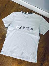 Calvin klein s koszulka biala t-shirt klasyczna