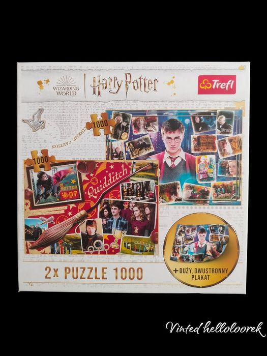 Puzzle 2x1000 Trefl + plakat