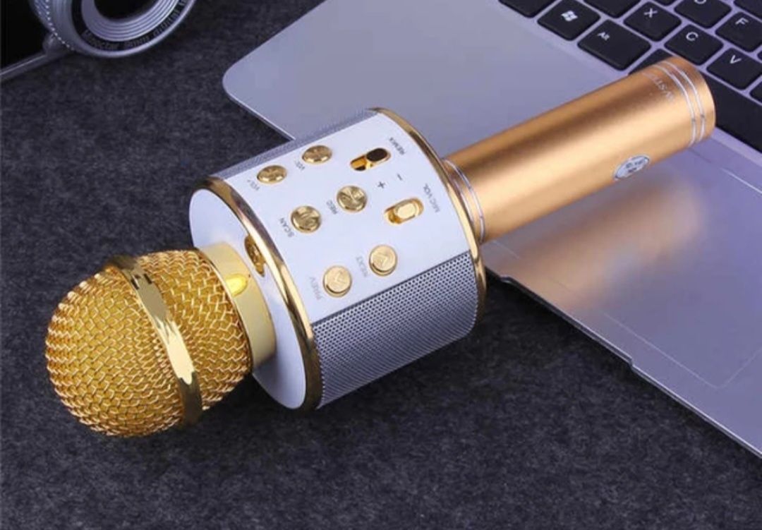 Zabawka Mikrofon bezprzewodowy 6kolorów karaoke bluetooth głośnik