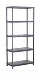 estante em PVC 5 prateleiras 180x80x40cm