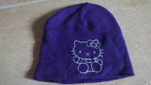 Czapka Hello Kitty filotetowa H&M 86-98