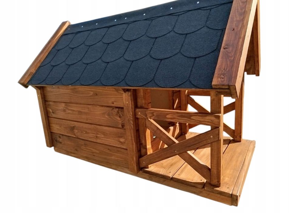 Buda dla psa XXL z przesionkiem