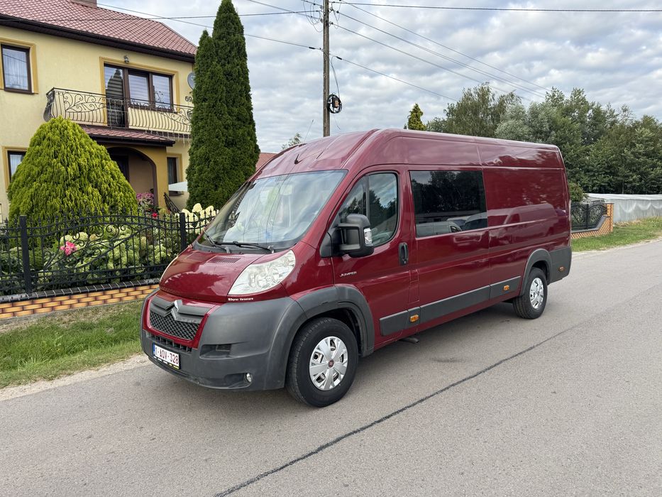 Citroen Jumper 3.0 160KM L4H2 Brygadówka 7 osobowy Ducato Boxer