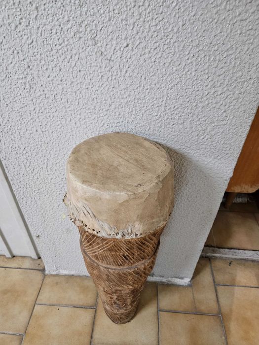 Batuque em madeira e pele