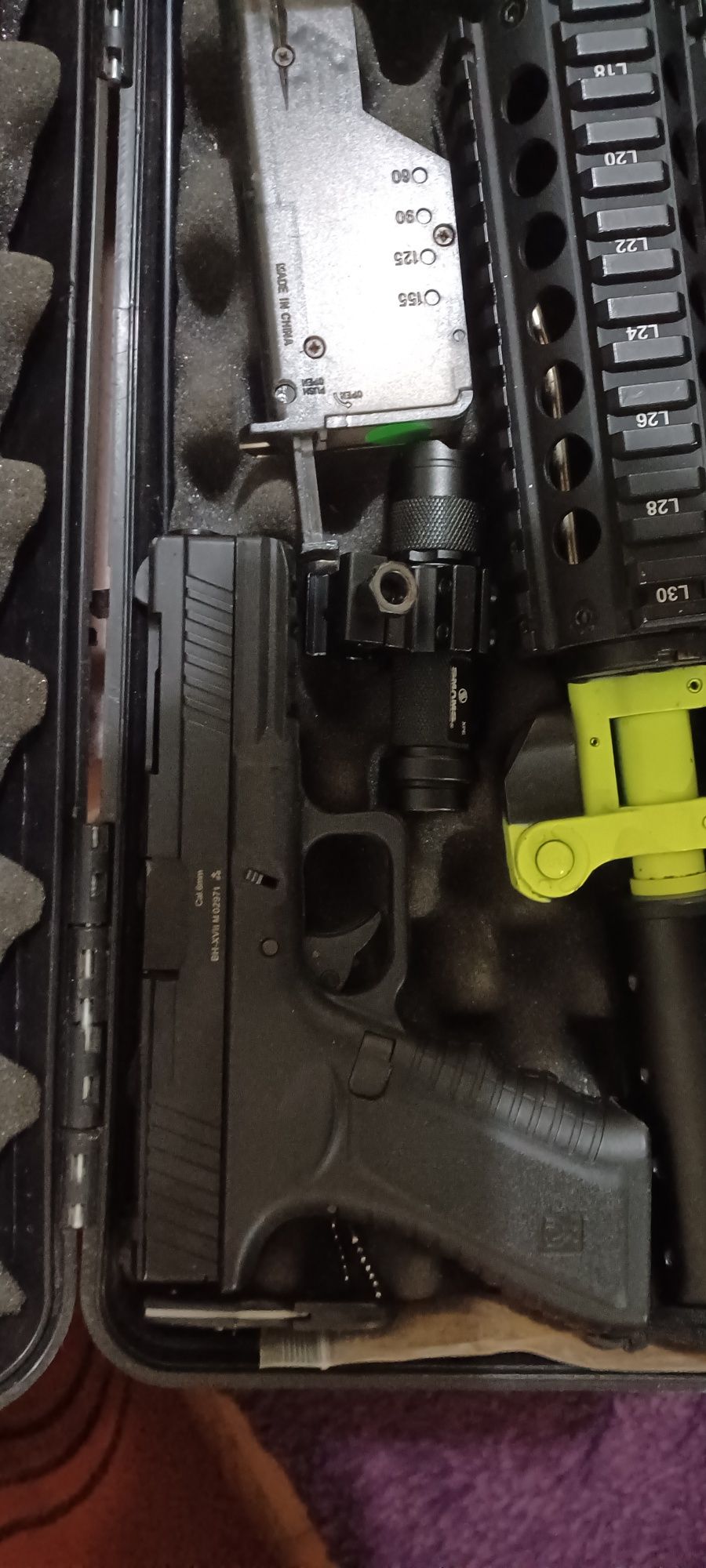 Váriomaterial para prática de airsoft