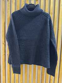 Granatowy golf sweter Only
