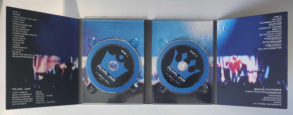 Conjunto de 5 DVDs de Pearl Jam e Eddie Vedder