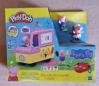 Play-Doh, Świnka Peppa, zestaw Auto z Lodami, F3597