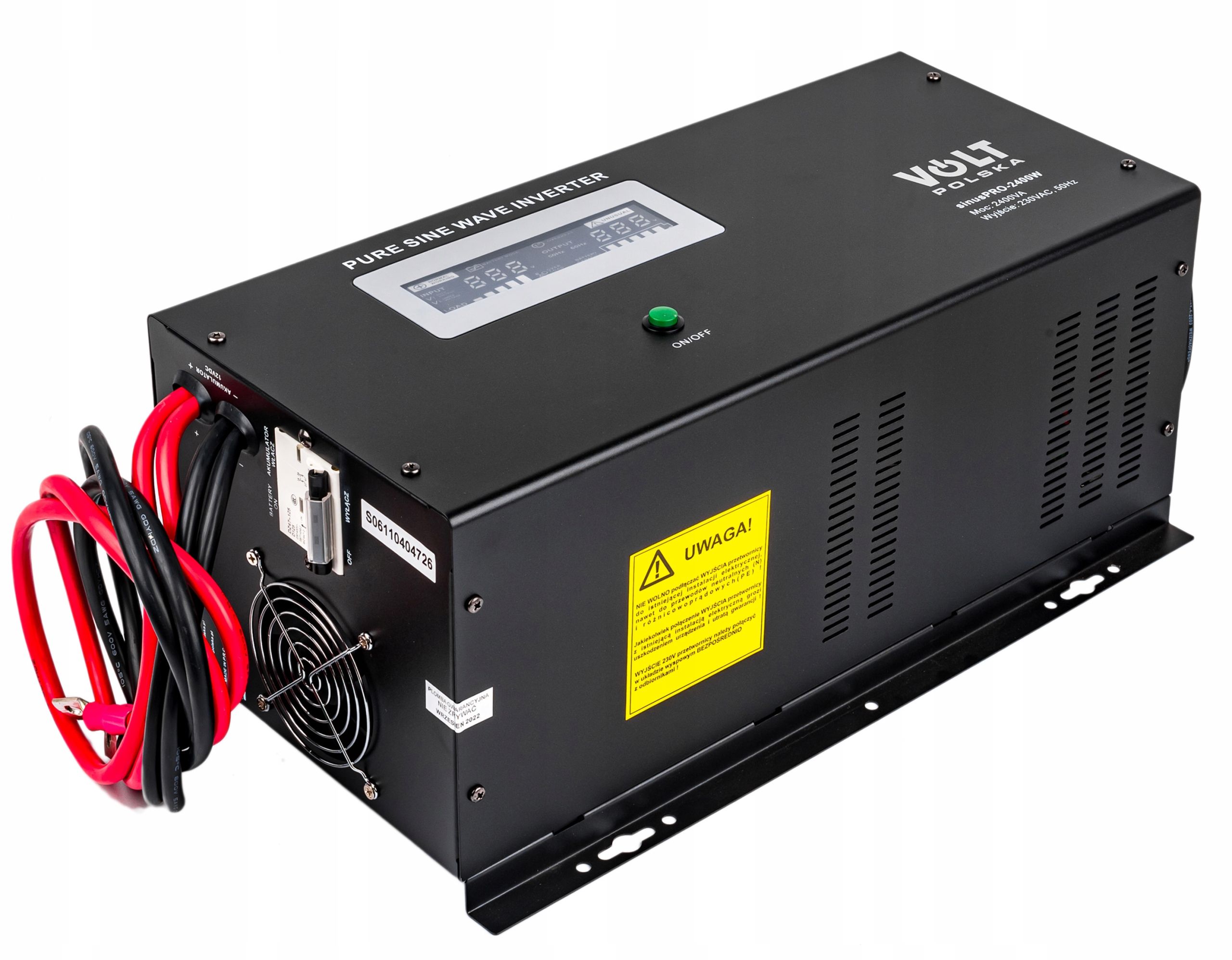 Przetwornica napięcia 12v 230v 1600w / 2400w ups [PRZ233]