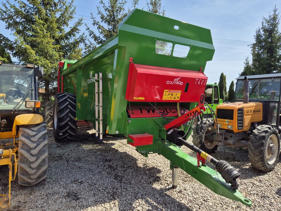 Rozrzutnik Obornika Coutand Twister 12-24 t. Nowy , Gwarancja, od ręki