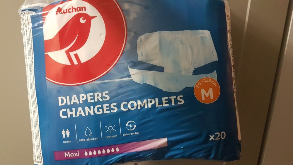 Opakowanie pieluch dla dorosłych M 20 sztuk