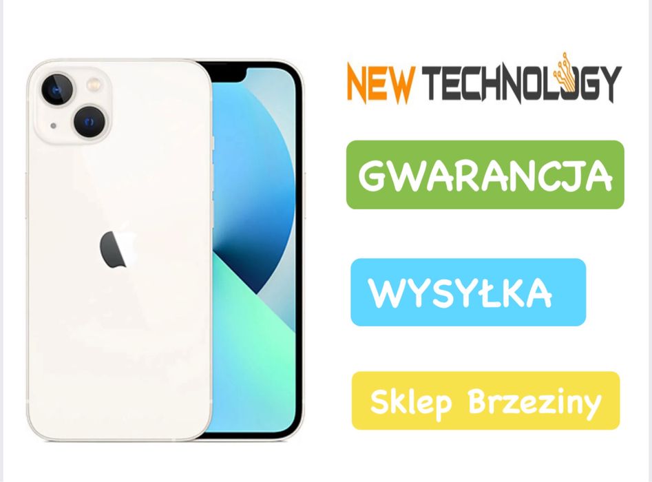 iPhone 13 128GB 100% GWARANCJA biały KONDYCJA 100%