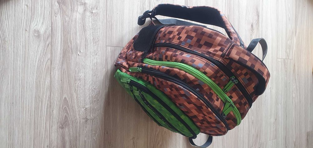 Plecak szkolny BACKUP minecraft 4-komorowy