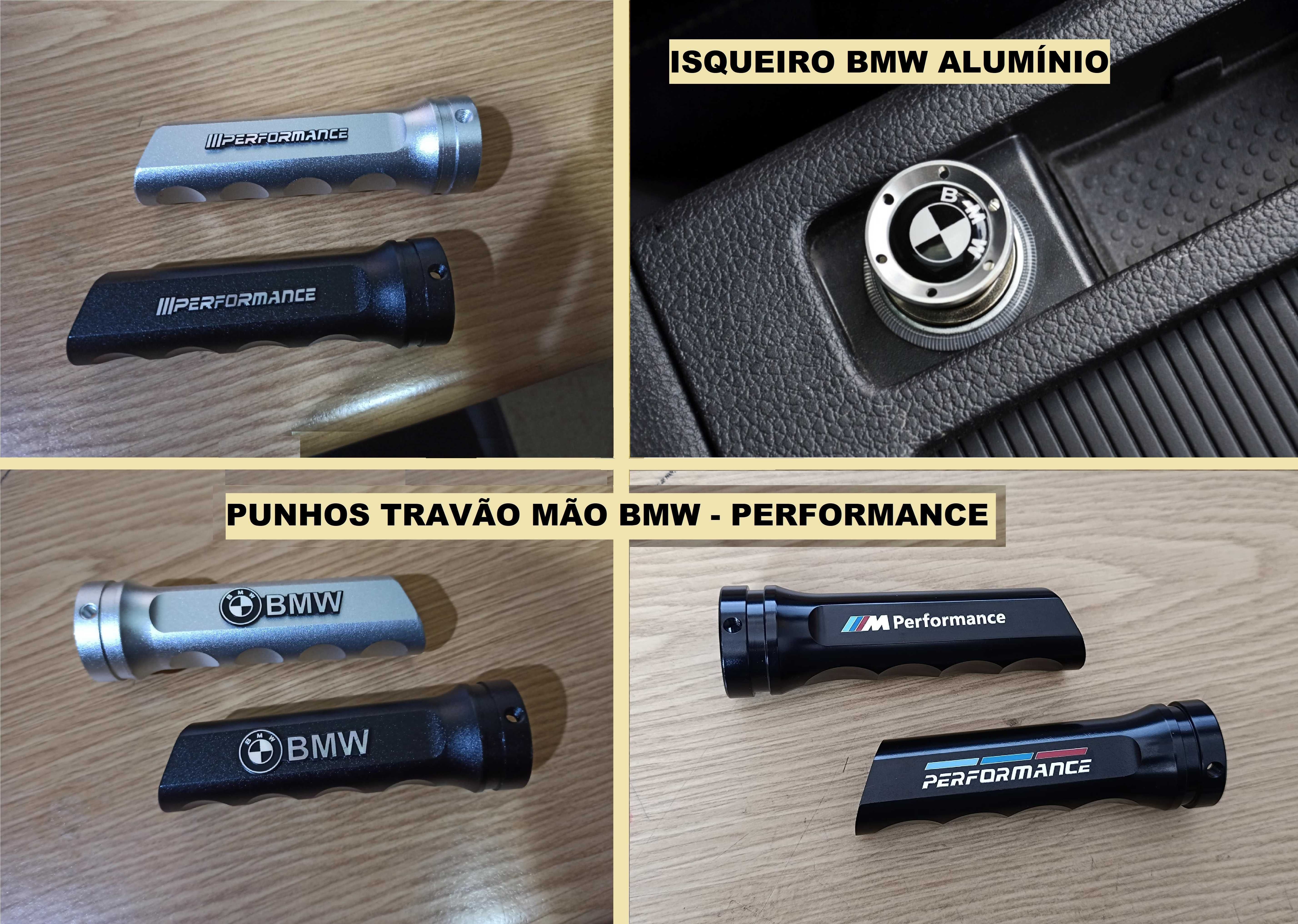 Punho travão de mão BMW M Performance | Isqueiro BMW ALUMÍNIO