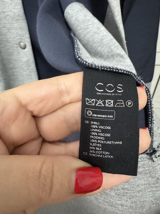 Жіночій стильний бомбер COS оригінал хs